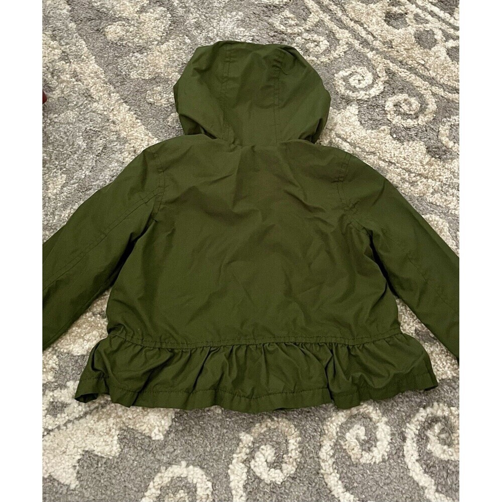 Old Navy 6-12 Months Essential Everyday Baby Military Cargo Jacket Green Zip Up - Picture 5 of 8